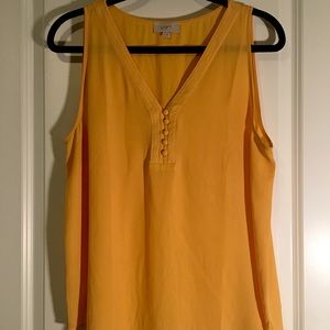LOFT Yellow tank top